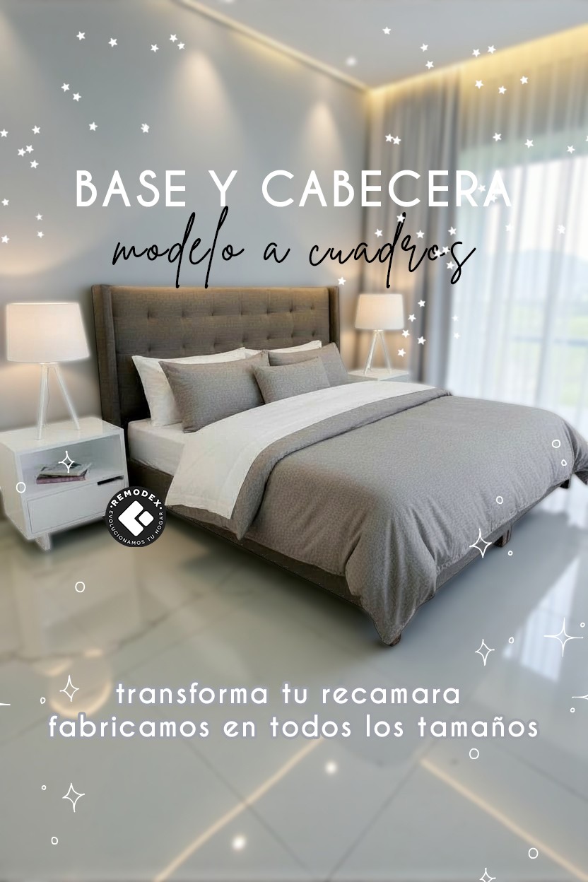 BASE / CABECERA COSTURA DE CUADROS Y PESTAÑAS / PAR DE BUROS