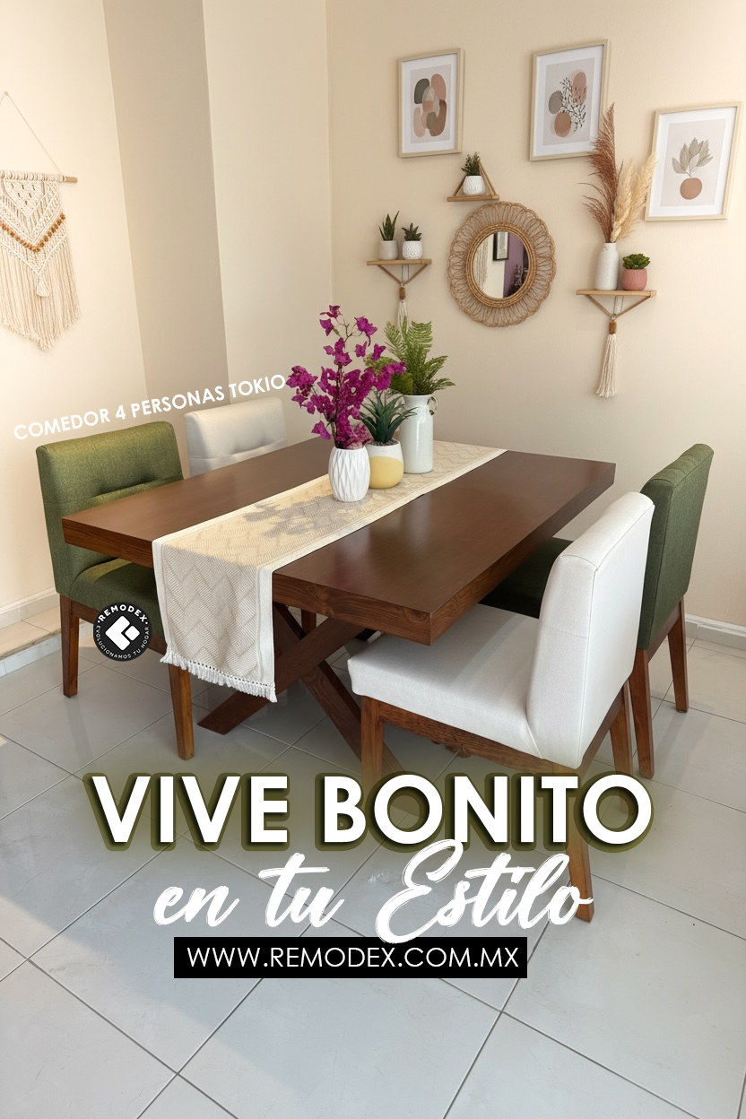 COMEDOR 4P CRUZ/TOKIO