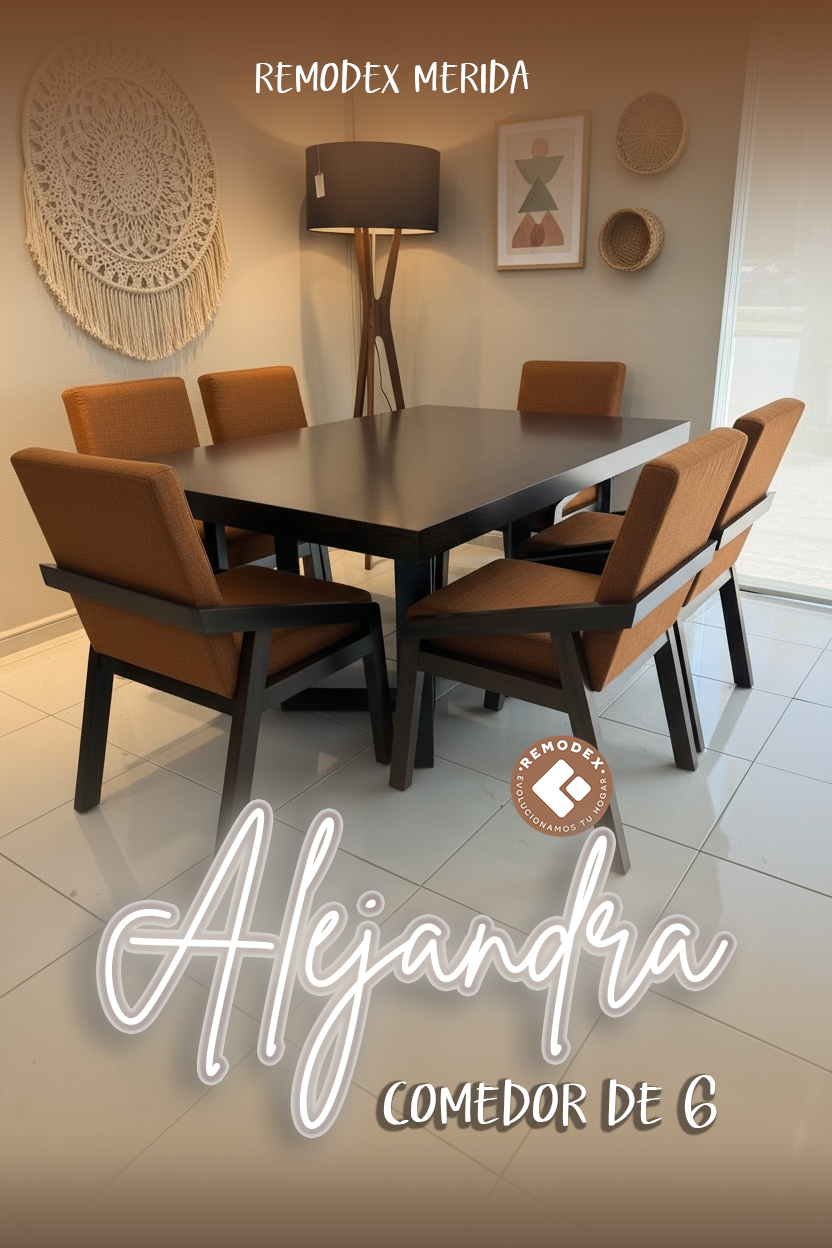 COMEDOR 6P ALEJANDRA/INDUSTRIAL