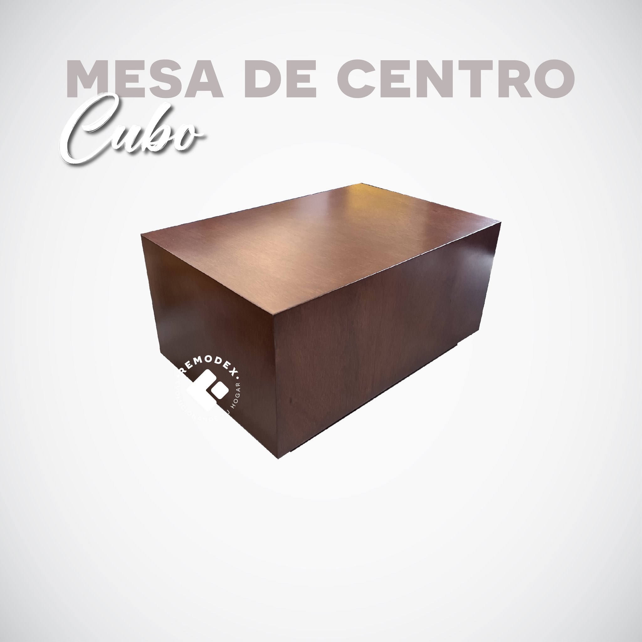 ENTREGA INMEDIATA MESA DE CENTRO CUBO ROBLE