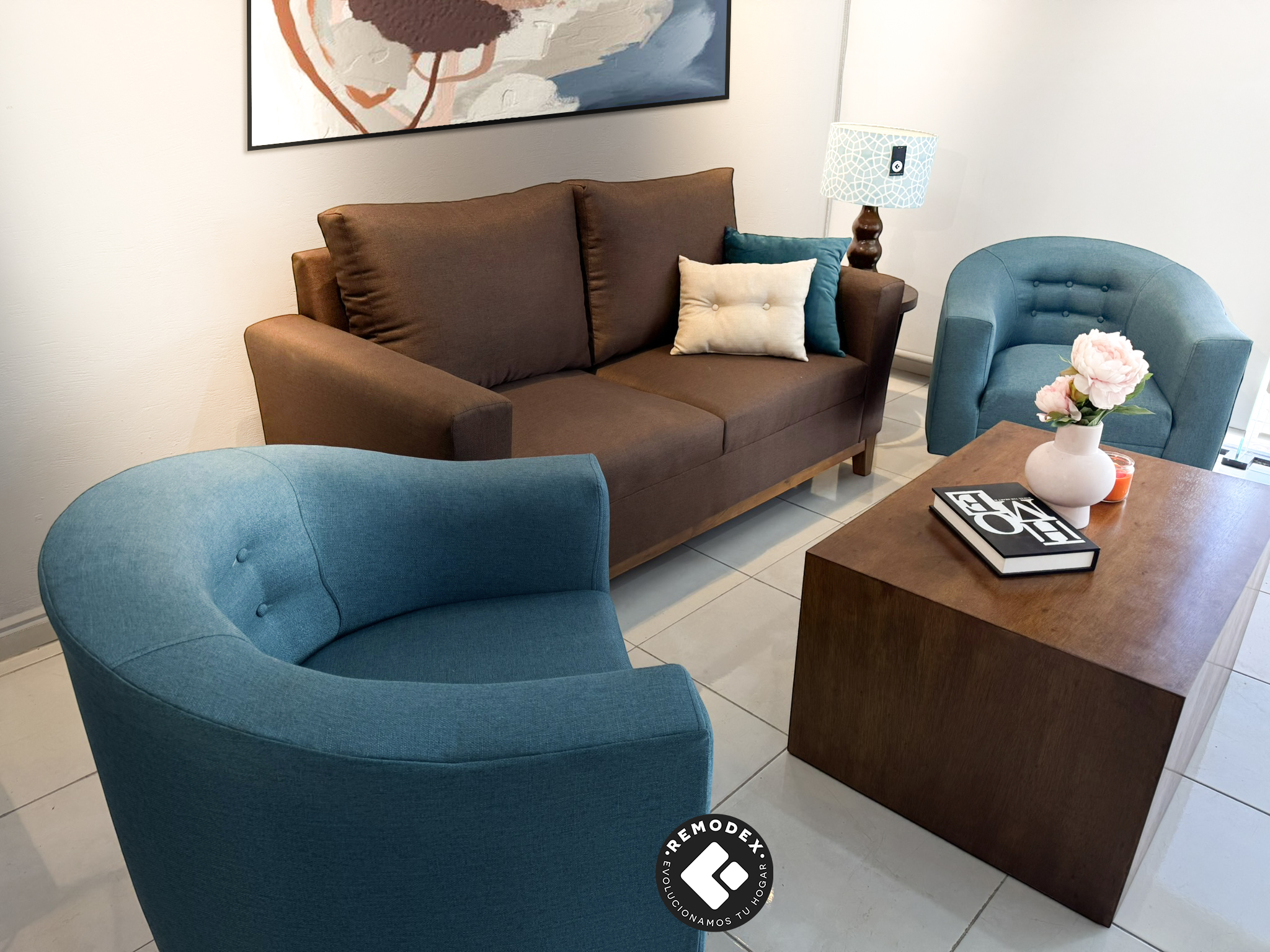 PAQUETE 2 SILLETAS CH+LOVE SEAT SOFÍA