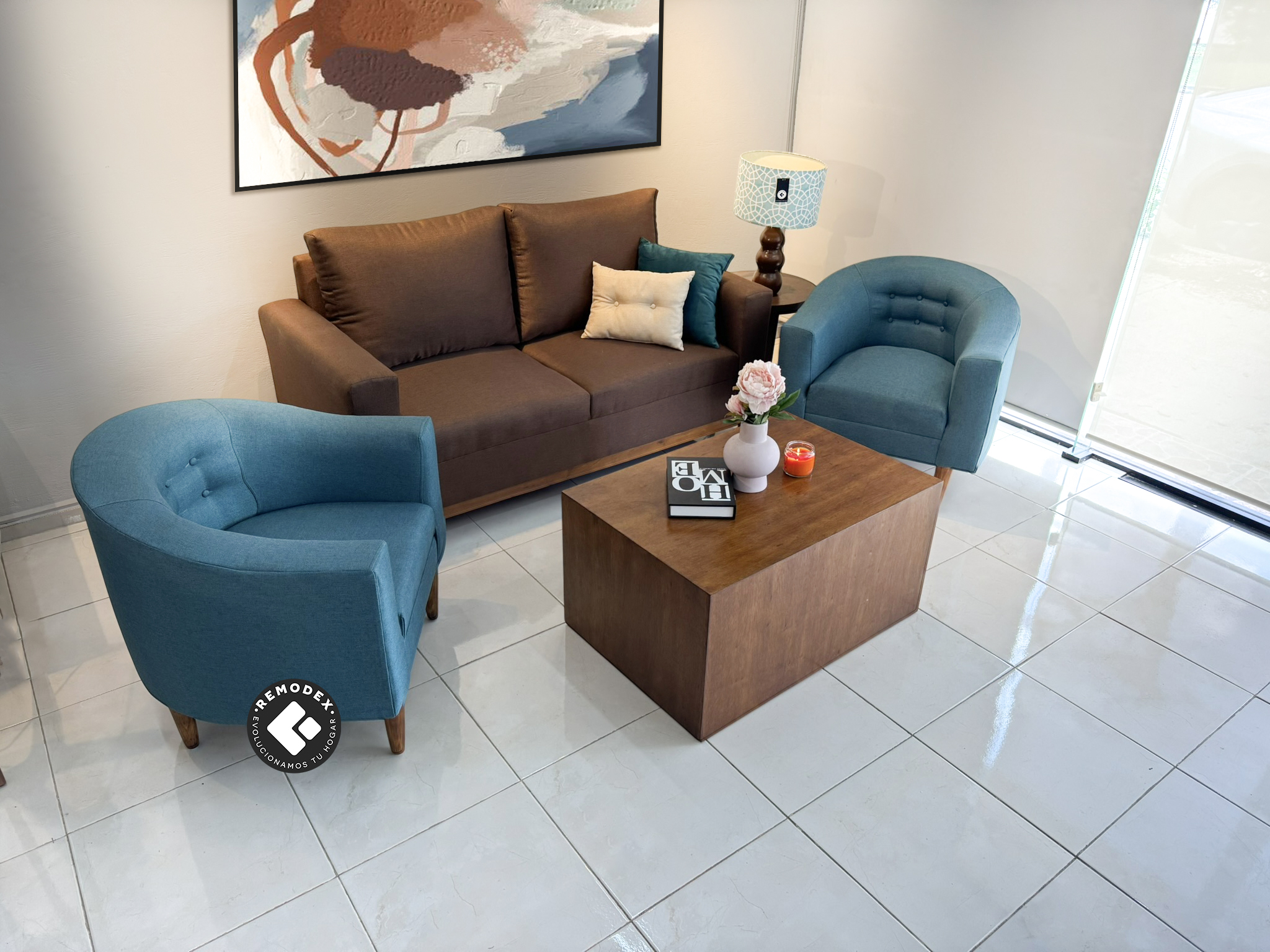 PAQUETE 2 SILLETAS CH+LOVE SEAT SOFÍA