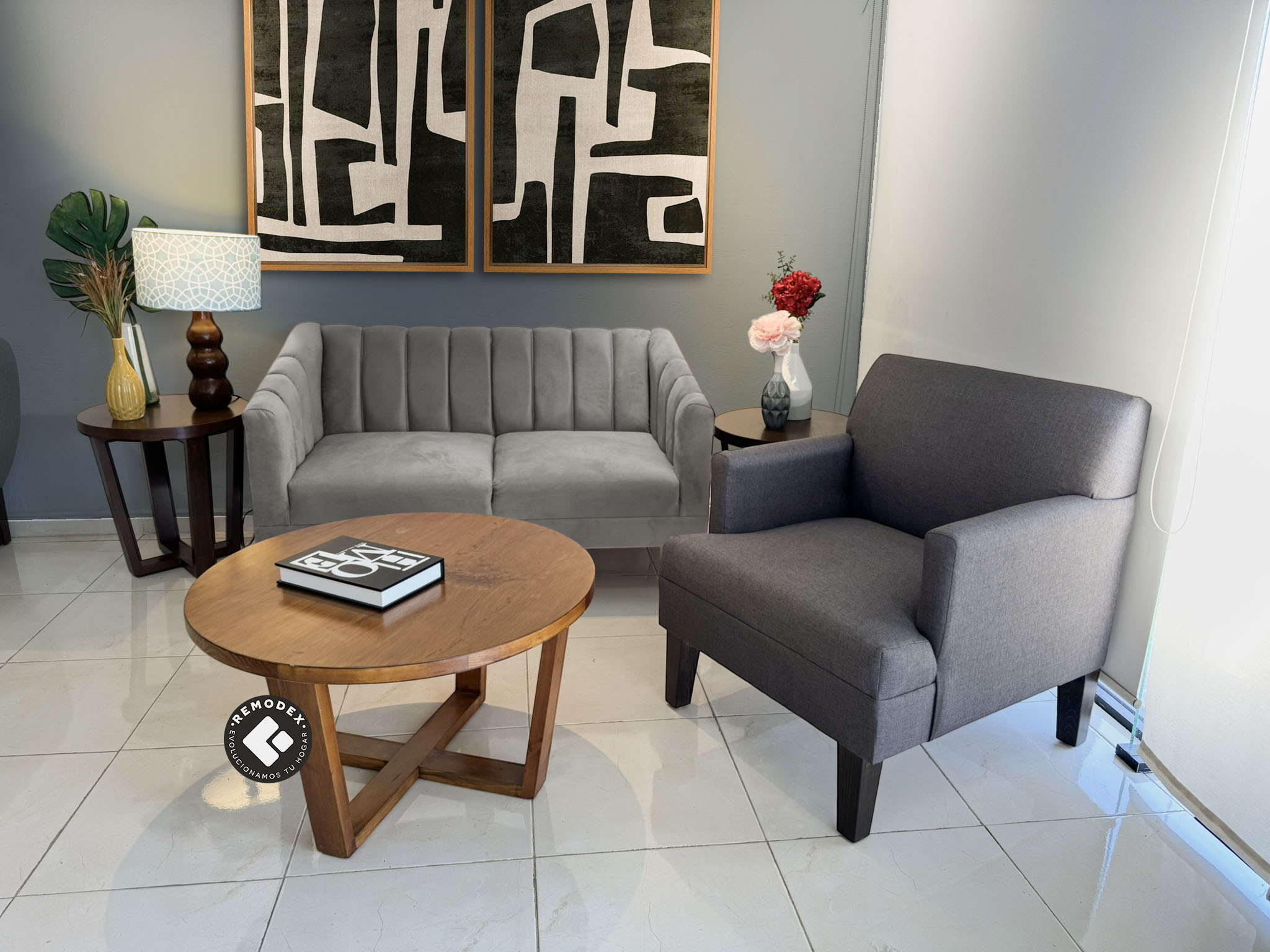 PAQUETE LOVE SEAT MAR + SILLETA MOSCU