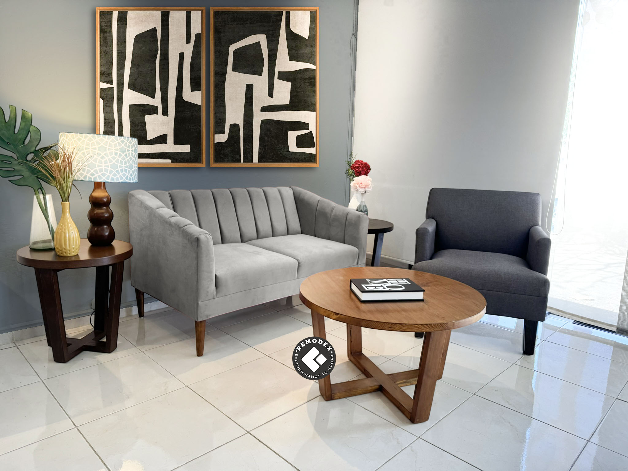 PAQUETE LOVE SEAT MAR + SILLETA MOSCU