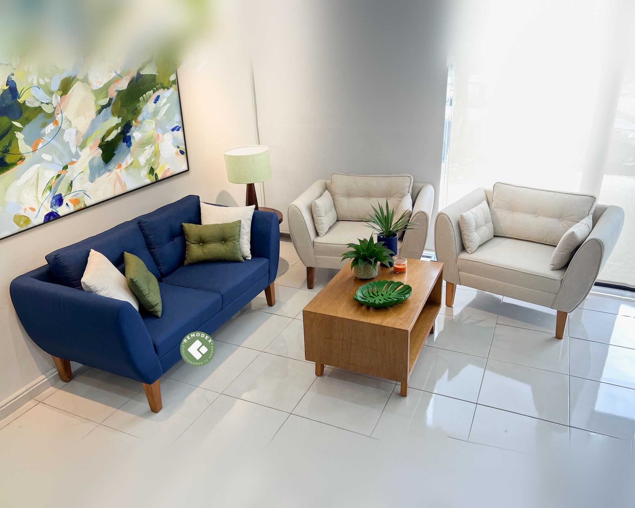 PAQUETE LOVE SEAT OVAL + 2 INDIVIDUALES OVAL P70