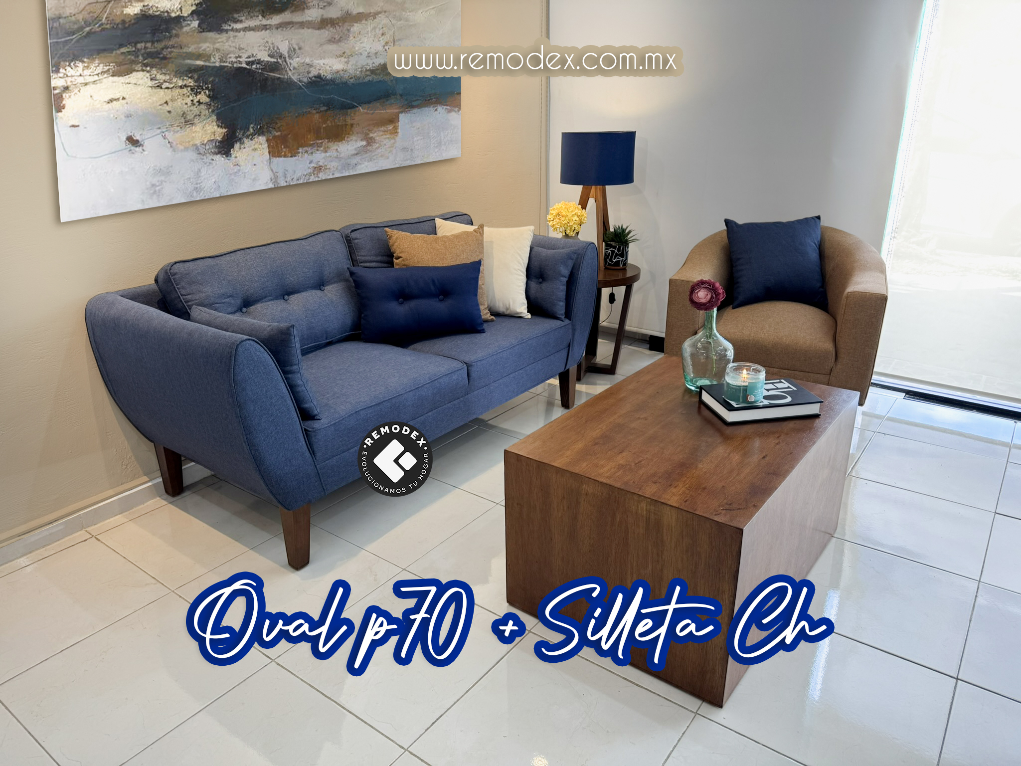 PAQUETE OVAL P70 LOVE SEAT  / SILLETA MOD.CH