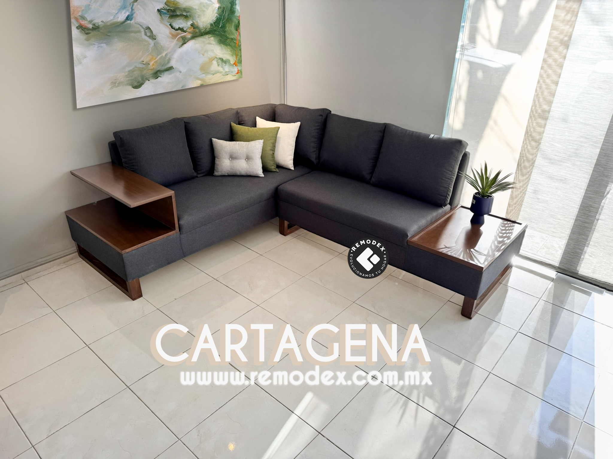 SOFÁ L CARTAGENA 2.80M X 2.50M